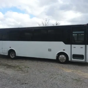exterior of beaux party bus by cajun country limo party bus