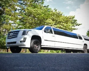 white escalade limo for rent in louisiana 19