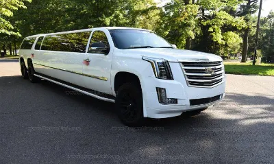white escalade limo for rent in louisiana 26